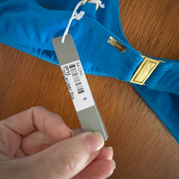 Gooseberry Blue Bikini Top - Picture 5 of 5